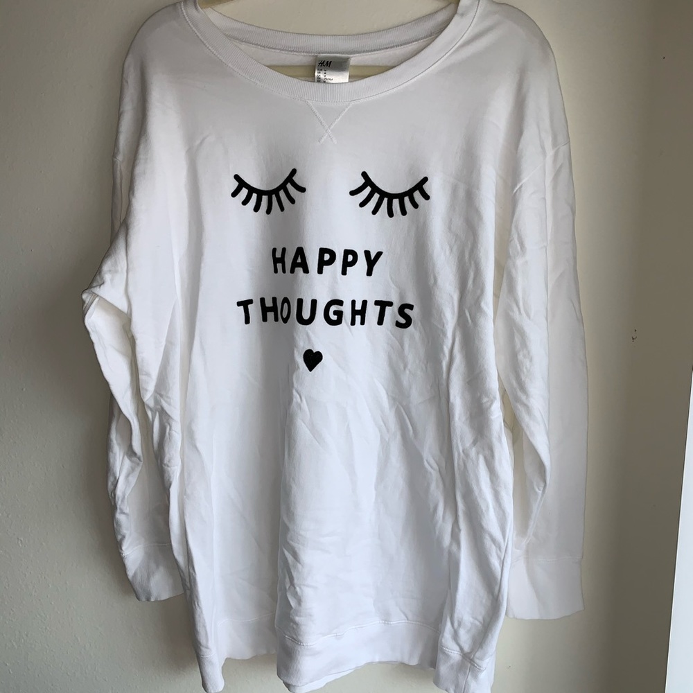 Cute light throw on Sweater